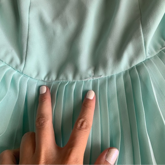 Daisy Shoppe Women’s Mint Green Poofy Mini Dress - Picture 5 of 7